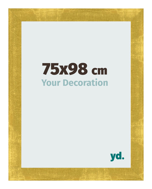 Bilderrahmen 75x98cm Gold Vintage MDF Pisa Vorne Messe | Yourdecoration.at