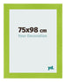Bilderrahmen 75x98cm Grün MDF Pisa Vorne Messe | Yourdecoration.at