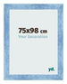 Bilderrahmen 75x98cm Hellblau Gewischt MDF Pisa Vorne Messe | Yourdecoration.at