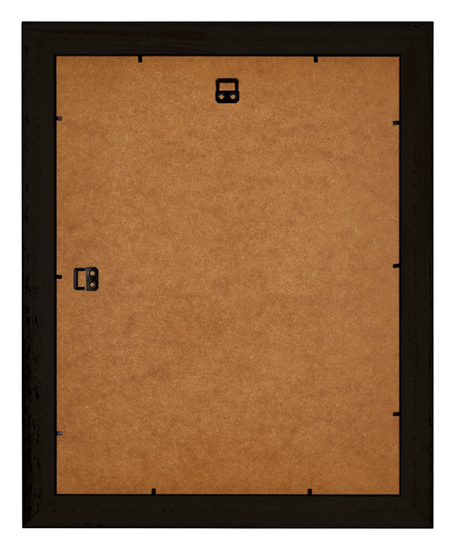 Birmingham Holz Bilderrahmen 25x30cm Schwarz Silber Poliert Ruckseite | Yourdecoration.at