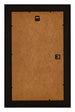 Birmingham Holz Bilderrahmen 30x50cm Schwarz Silber Poliert Ruckseite | Yourdecoration.at
