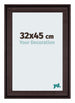 Birmingham Holz Bilderrahmen 32x45cm Braun Vorne Messe | Yourdecoration.at