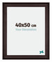 Birmingham Holz Bilderrahmen 40x50cm Braun Vorne Messe | Yourdecoration.at
