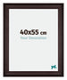 Birmingham Holz Bilderrahmen 40x55cm Braun Vorne Messe | Yourdecoration.at