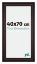 Birmingham Holz Bilderrahmen 40x70cm Braun Vorne Messe | Yourdecoration.at