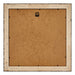 Birmingham Holz Bilderrahmen 45x45cm Braun Ruckseite | Yourdecoration.at