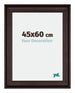 Birmingham Holz Bilderrahmen 45x60cm Braun Vorne Messe | Yourdecoration.at