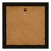 Birmingham Holz Bilderrahmen 50x50cm Schwarz Silber Poliert Ruckseite | Yourdecoration.at