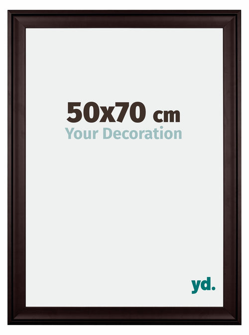 Birmingham Holz Bilderrahmen 50x70cm Braun Vorne Messe | Yourdecoration.at