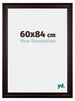 Birmingham Holz Bilderrahmen 60x84cm Braun Vorne Messe | Yourdecoration.at