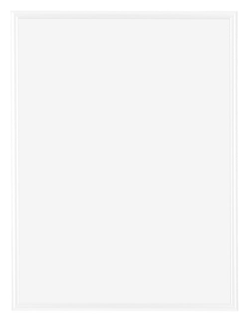 Bordeaux Kunststoff Bilderrahmen 18x24cm Weiss Hochglanz Vorne | Yourdecoration.at