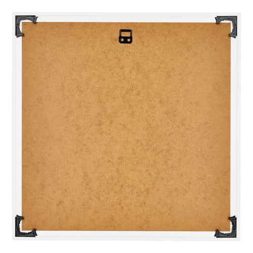 Bordeaux Kunststoff Bilderrahmen 20x20cm Weiss Hochglanz Ruckseite | Yourdecoration.at