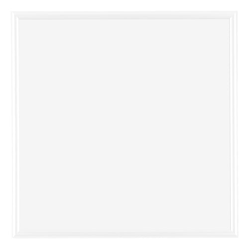 Bordeaux Kunststoff Bilderrahmen 20x20cm Weiss Hochglanz Vorne | Yourdecoration.at