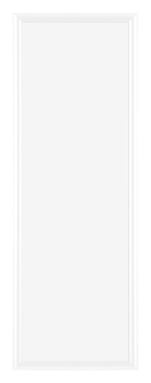 Bordeaux Kunststoff Bilderrahmen 20x60cm Weiss Hochglanz Vorne | Yourdecoration.at