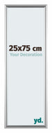 Bordeaux Kunststoff Bilderrahmen 25x75cm Silber Vorne Messe | Yourdecoration.at