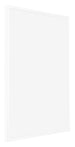 Bordeaux Kunststoff Bilderrahmen 28x35cm Weiss Hochglanz Vorne Schrag | Yourdecoration.at
