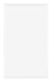 Bordeaux Kunststoff Bilderrahmen 30x50cm Weiss Hochglanz Vorne | Yourdecoration.at