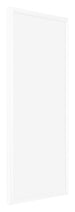 Bordeaux Kunststoff Bilderrahmen 40x80cm Weiss Hochglanz Vorne Schrag | Yourdecoration.at