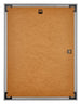Bordeaux Kunststoff Bilderrahmen 45x60cm Silber Ruckseite | Yourdecoration.at