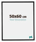 Bordeaux Kunststoff Bilderrahmen 50x60cm Schwarz Matt Vorne Messe | Yourdecoration.at