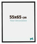 Bordeaux Kunststoff Bilderrahmen 55x65cm Schwarz Matt Vorne Messe | Yourdecoration.at
