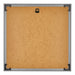 Bordeaux Kunststoff Bilderrahmen 70x70cm Silber Ruckseite | Yourdecoration.at