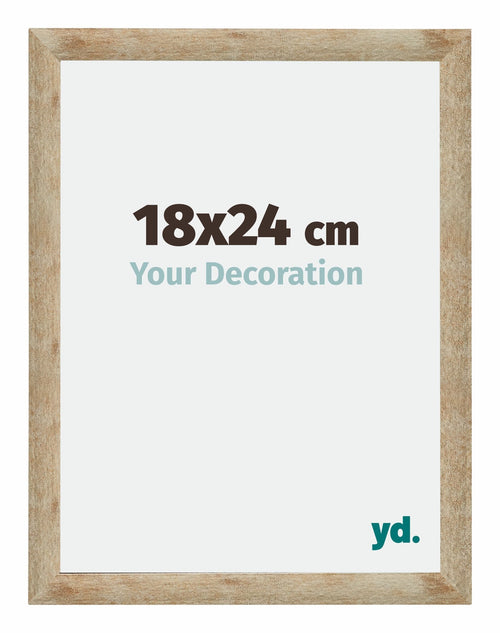 Catania MDF Bilderrahmen 18x24cm Gold Messe | Yourdecoration.at