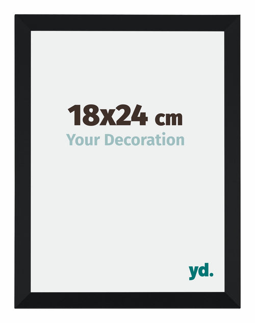 Catania MDF Bilderrahmen 18x24cm Schwarz Messe | Yourdecoration.at