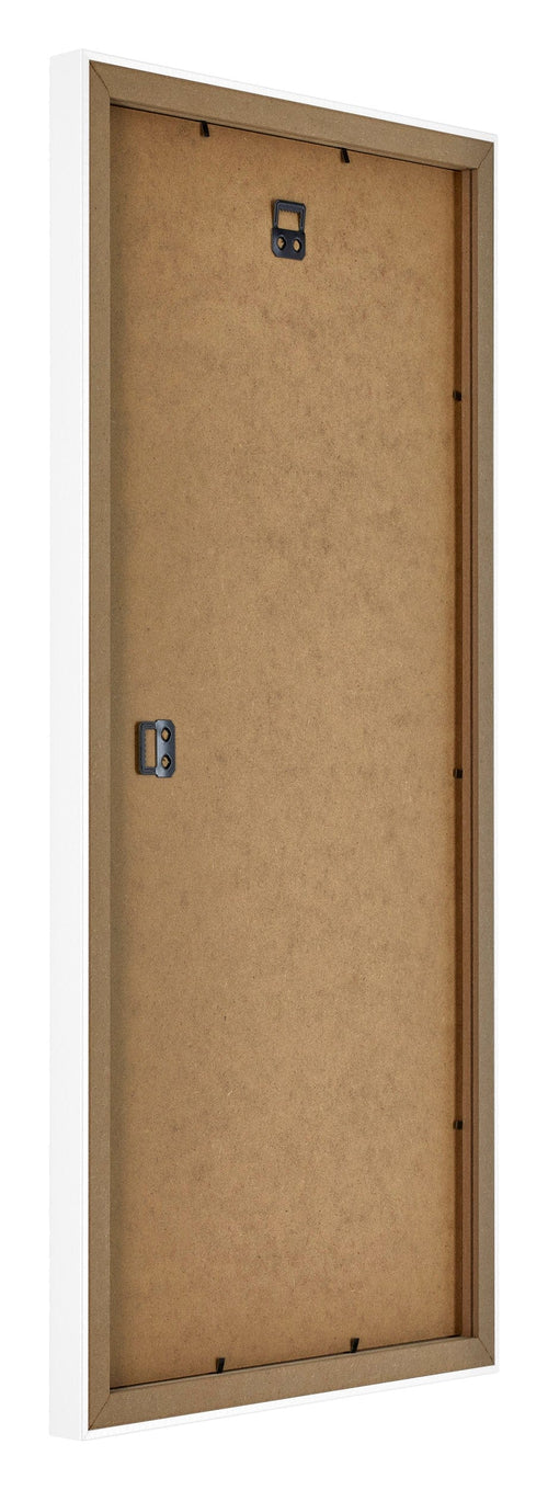 Catania MDF Bilderrahmen 20x40cm Weiss Ruckseite Schrag | Yourdecoration.at