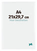 Catania MDF Bilderrahmen 21x29 7cm A4 Weiss Messe | Yourdecoration.at