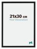 Catania MDF Bilderrahmen 21x30cm Schwarz Messe | Yourdecoration.at