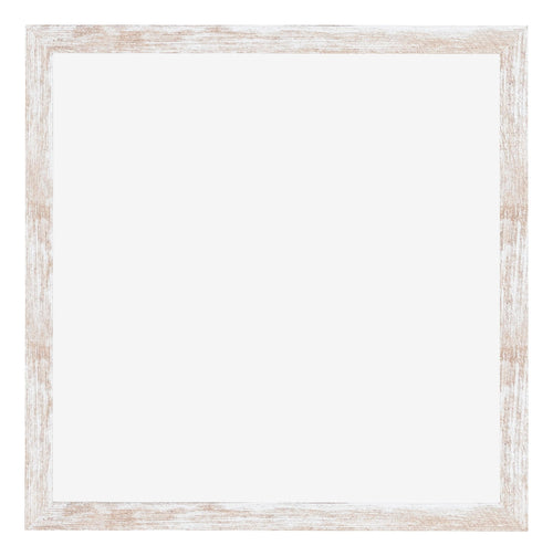 Catania MDF Bilderrahmen 25x25cm White Wash Vorne | Yourdecoration.at