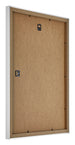 Catania MDF Bilderrahmen 25x30cm Silber Ruckseite Schrag | Yourdecoration.at