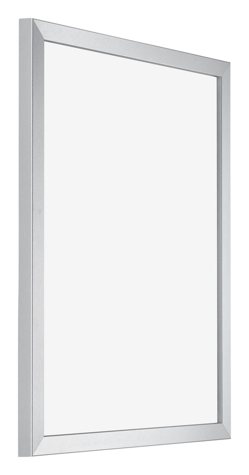 Catania MDF Bilderrahmen 25x30cm Silber Vorne Schrag | Yourdecoration.at