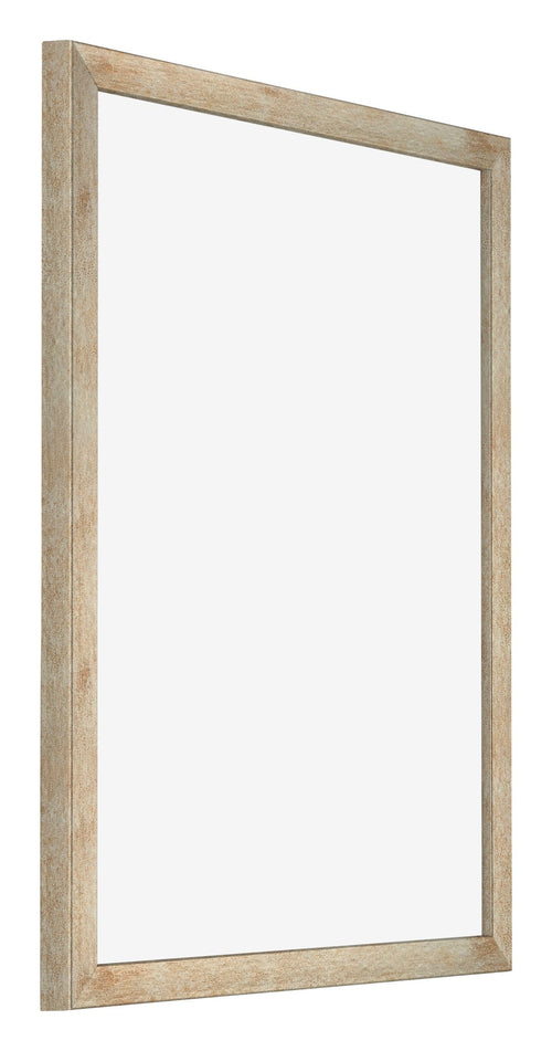Catania MDF Bilderrahmen 28x35cm Gold Vorne Schrag | Yourdecoration.at