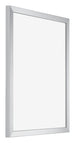 Catania MDF Bilderrahmen 28x35cm Silber Vorne Schrag | Yourdecoration.at