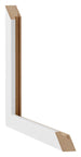 Catania MDF Bilderrahmen 28x35cm Weiss Detail Querschnitte | Yourdecoration.at
