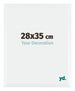Catania MDF Bilderrahmen 28x35cm Weiss Messe | Yourdecoration.at