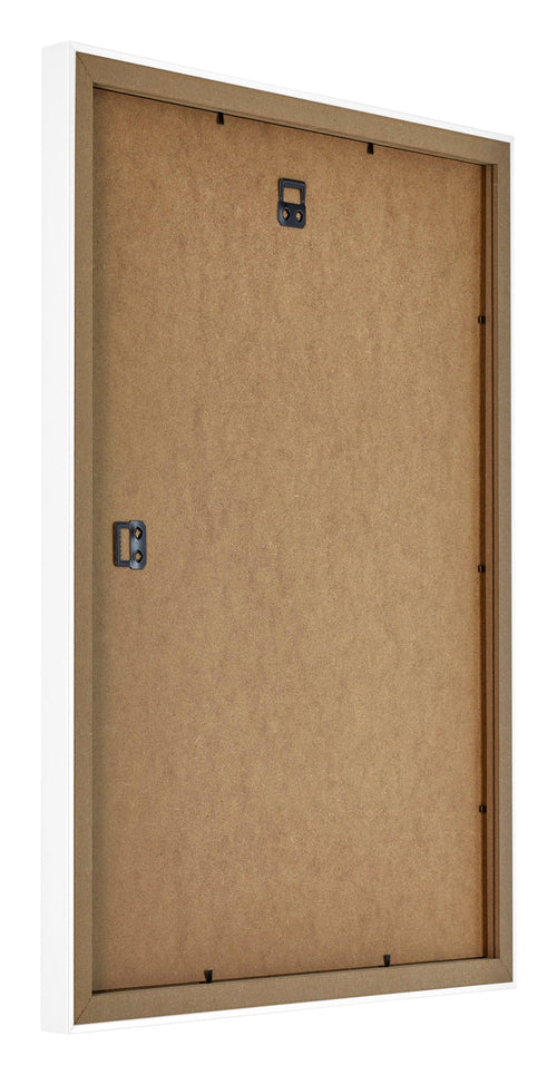 Catania MDF Bilderrahmen 28x35cm Weiss Ruckseite Schrag | Yourdecoration.at
