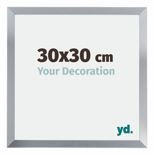 Catania MDF Bilderrahmen 30x30cm Silber Messe | Yourdecoration.at