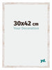 Catania MDF Bilderrahmen 30x42cm White Wash Messe | Yourdecoration.at