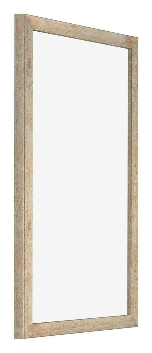 Catania MDF Bilderrahmen 30x50cm Gold Vorne Schrag | Yourdecoration.at