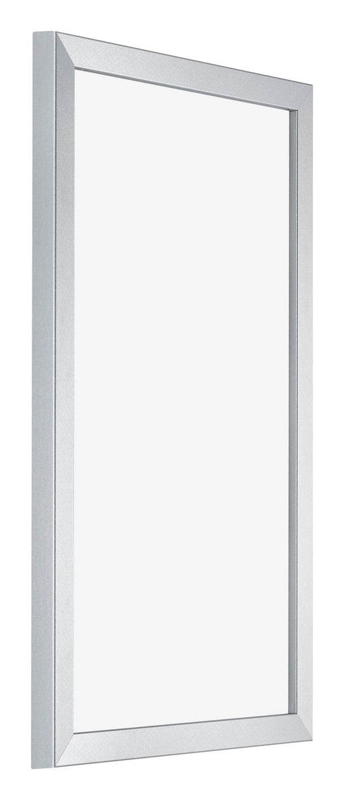 Catania MDF Bilderrahmen 30x50cm Silber Vorne Schrag | Yourdecoration.at