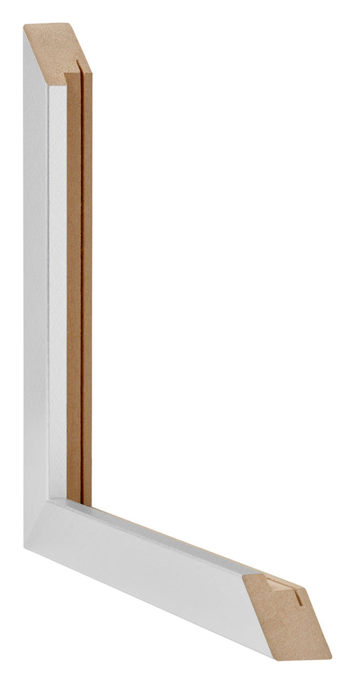 Catania MDF Bilderrahmen 32x45cm Silber Detail Querschnitte | Yourdecoration.at