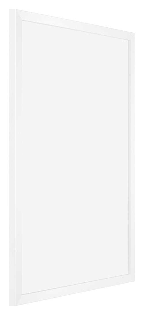 Catania MDF Bilderrahmen 35x50cm Weiss Vorne Schrag | Yourdecoration.at