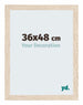 Catania MDF Bilderrahmen 36x48cm Eiche Vorne Messe | Yourdecoration.at