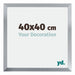 Catania MDF Bilderrahmen 40x40cm Silber Messe | Yourdecoration.at