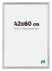 Catania MDF Bilderrahmen 42x60cm Silber Messe | Yourdecoration.at