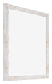 Catania MDF Bilderrahmen 45x45cm White Wash Vorne Schrag | Yourdecoration.at