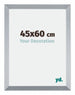 Catania MDF Bilderrahmen 45x60cm Silber Messe | Yourdecoration.at